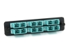 LGX Adapter Plate with 6 Duplex SC Aqua Adapters