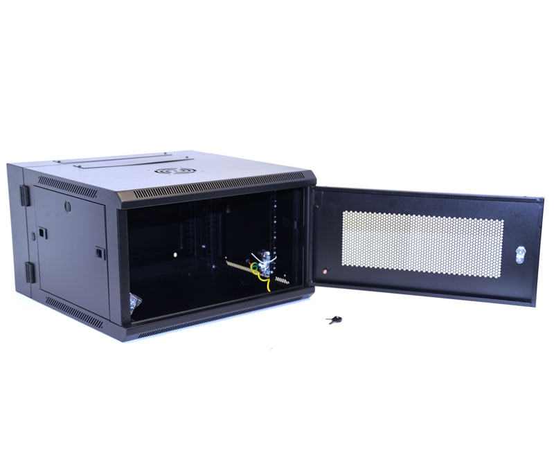 6U Wall Mount Equipment Mesh Door, Double Fibertronics, Inc.