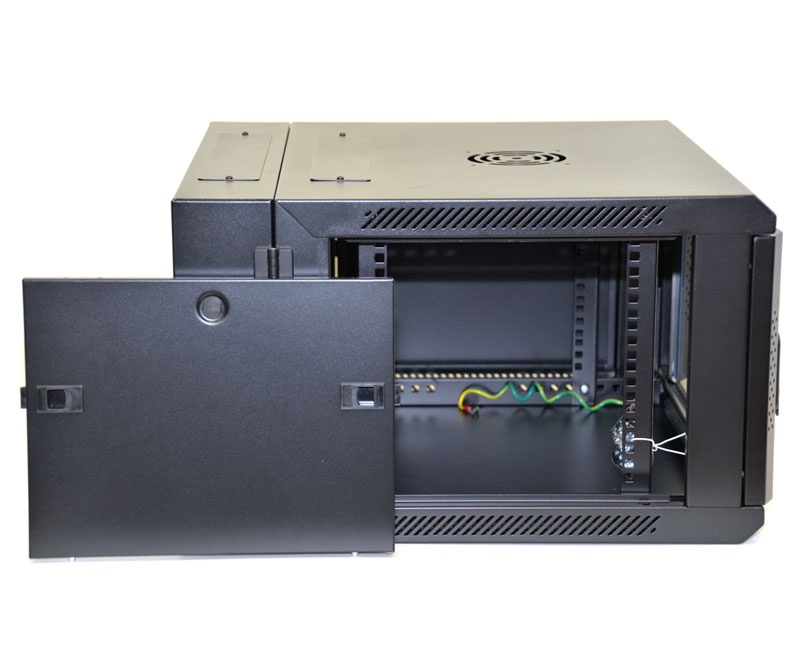 6U Wall Mount Equipment Vented Border, Double Fibertronics, Inc.