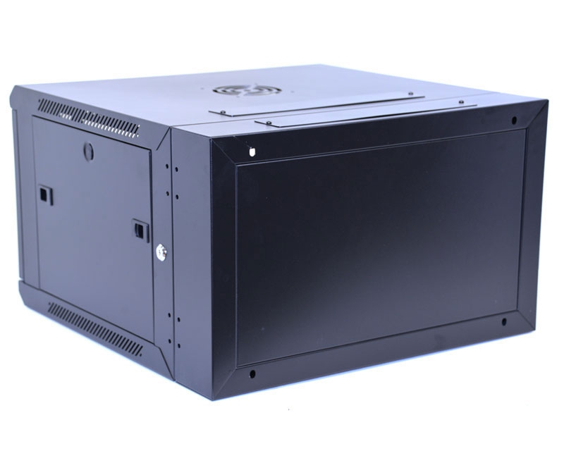 6U Wall Mount Equipment Vented Border, Double Fibertronics, Inc.