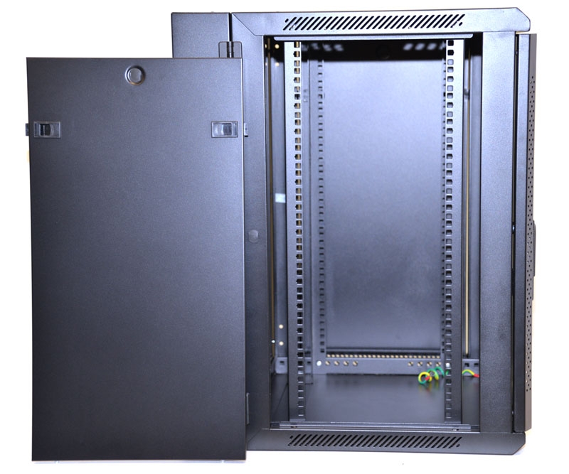 15U Wall Mount Equipment Vented Border, Double Fibertronics