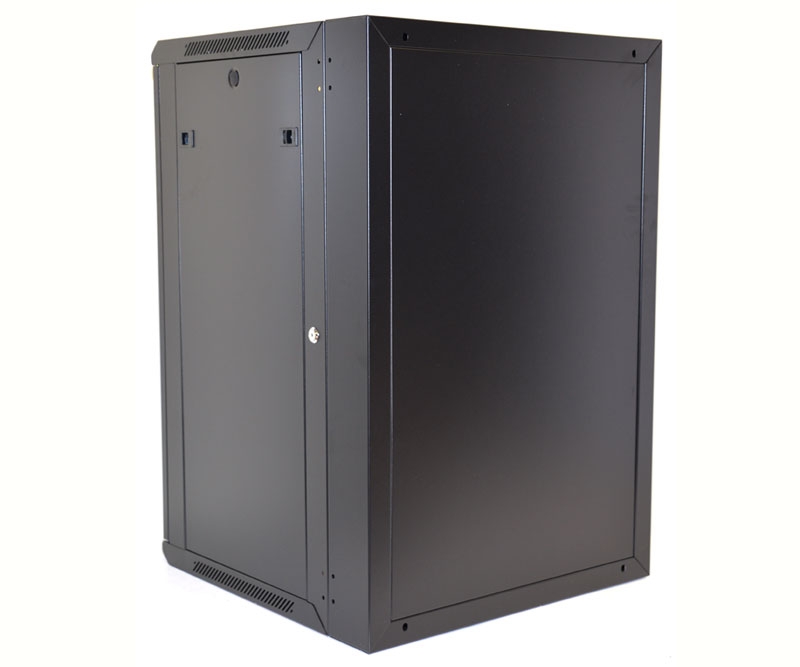 18U Wall Mount Equipment Vented Border, Double Fibertronics