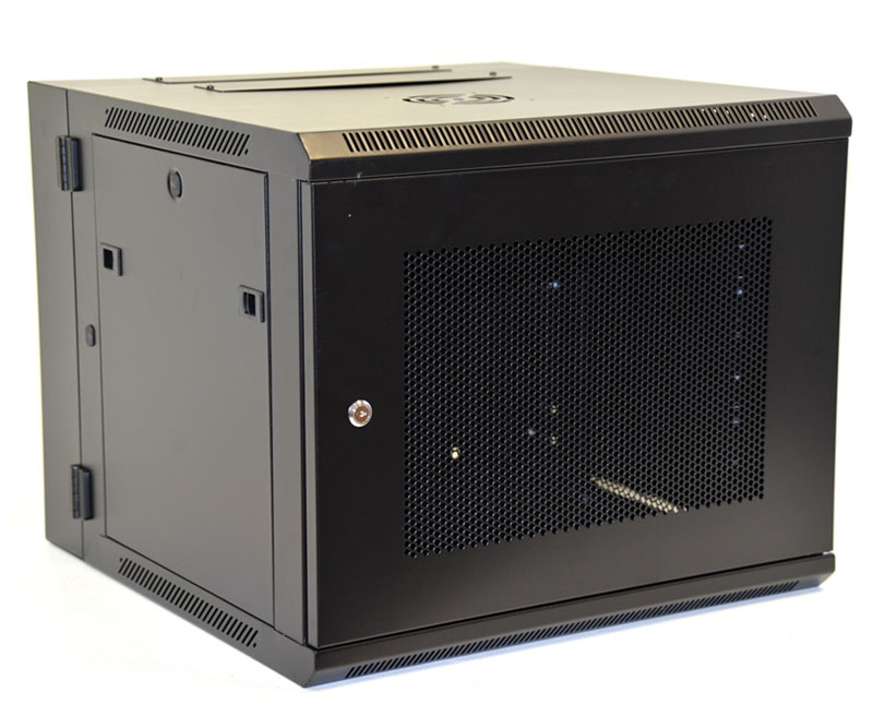 9U Wall Mount Equipment Mesh Door, Double Fibertronics, Inc.