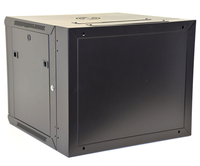 9U Wall Mount Equipment Vented Border, Double Fibertronics, Inc.