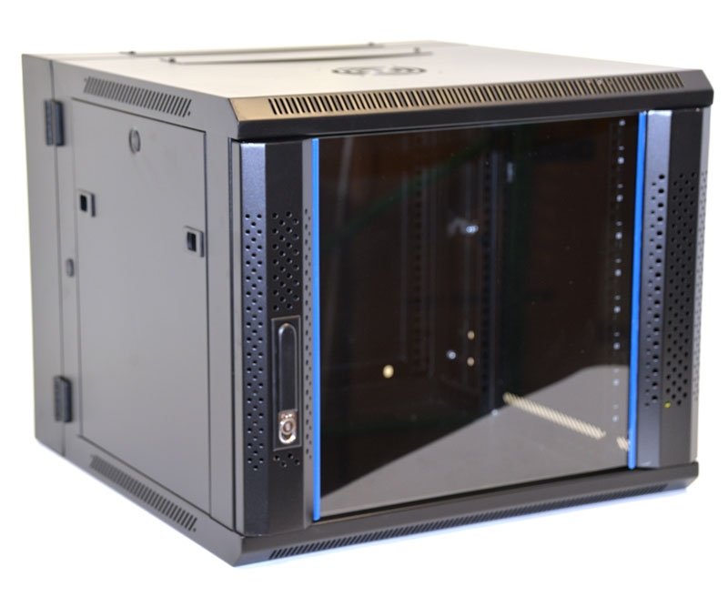 9U Wall Mount Equipment Vented Border, Double Fibertronics, Inc.