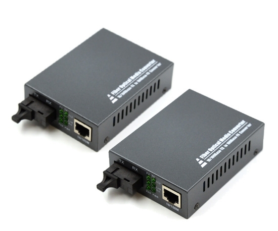 Fiber to Ethernet Media Converter - Bi-Directional WDM