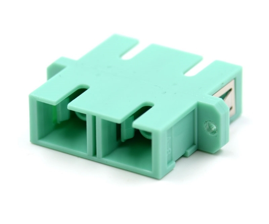 SC Duplex Aqua Adapter