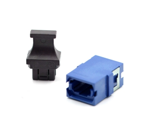 Blue MPO Adapter SC Footprint, Reduced Flange