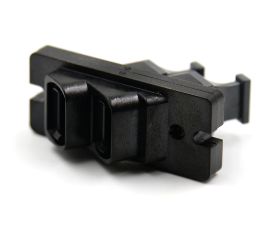 Ganged MPO 1x2 Angled Adapter