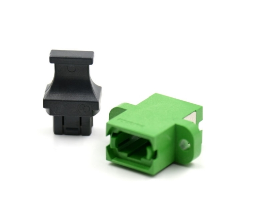 Green MPO Adapter Standard Footprint, Full Flange