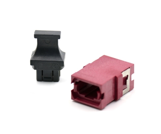 Magenta MPO Adapter Standard Footprint, Reduced Flange