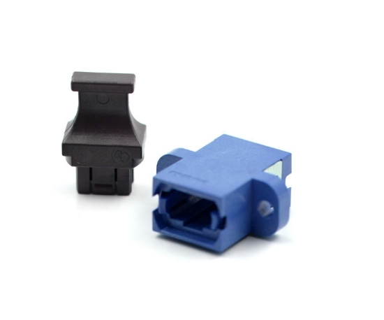 Blue MPO Adapter SC Footprint, Full Flange