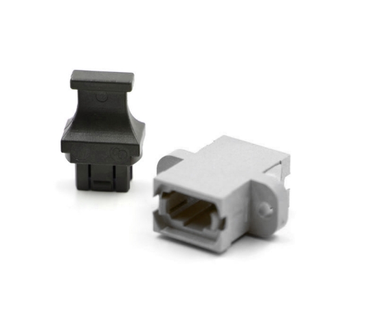 Gray MPO Adapter with SC footprint and full flange