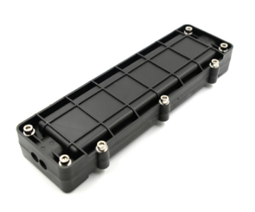 Show details for 12-Fiber Horizontal Outdoor Splice Closure – 4 Ports (10mm) 12 Fiber Outdoor Splice Enclosure - Splice Holders Included - 4 Ports at 12mm