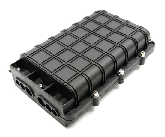 96 Fiber Horizontal Splice Enclosure, 6 Ports, 4 Trays