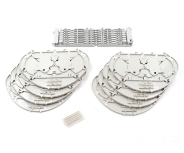 Show details for 4-Splice Fiber Optic Splice Trays – Pack of 8 8 Pieces 2 Fiber / 4 Fiber Optic Splice Tray