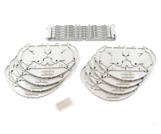 8 Pieces 2 Fiber / 4 Fiber Optic Splice Tray