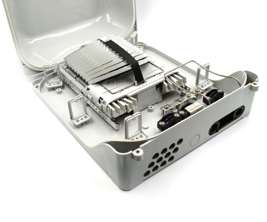 60 Splice Fiber Optic Termination Box, 14 Ports