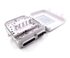 12 Fiber Wall Mount Termination Box - Splice Tray Included - 15 Ports (x3) at 12mm (x12) at 3mm