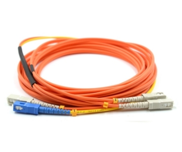 Show details for SC/UPC (Plant Side) to SC/UPC (Equipment Side) Duplex Fiber Optic Mode Conditioning Patch Cable - 62.5/125µm Multimode OM1 - 3mm Orange PVC Rated Jacket SC to SC Mode Conditioning Cable