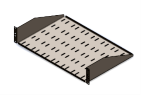 2U Network Rack Mount Shelf Vented