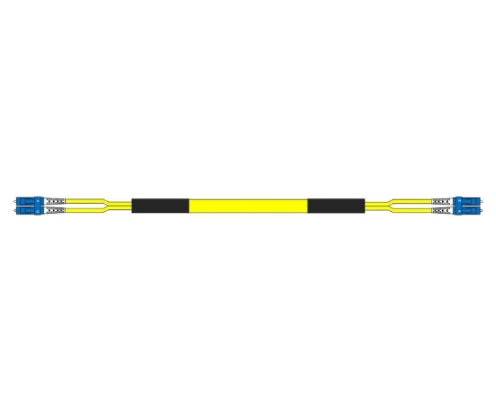 Picture of 2 Fiber Custom Cable Assembly - 9/125µm Singlemode OS2 - Distribution Plenum Rated