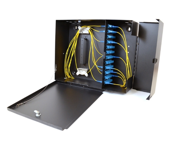 12 LGX, Wall Mount Patch Panel with 2 Doors