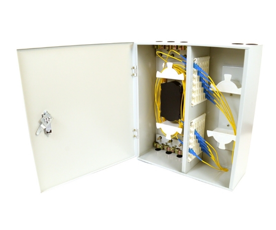 72 Adapter Slot, Indoor Wall Mount Box, Single Door