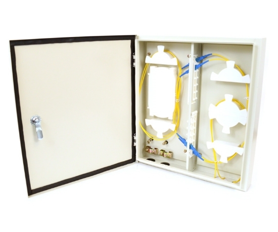 24 Adapter Slot, Outdoor Wall Mount Box, Single Door