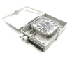 12 Fiber Wall Mountable Termination Box - 2 Input Glands and 12 Output Ports - Splice Tray Included