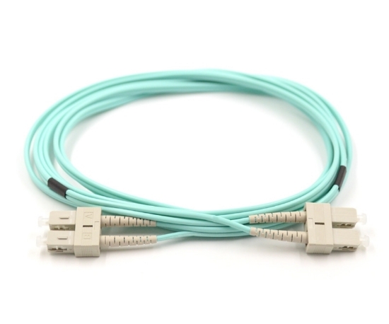 2m SC to SC Duplex OM3 Multimode Fiber Optic Patch Cable