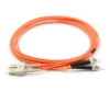 2 meter SC/UPC to ST/UPC Duplex Fiber Optic Patch Cable