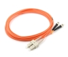 SC/UPC to ST/UPC Duplex Fiber Optic Patch Cable