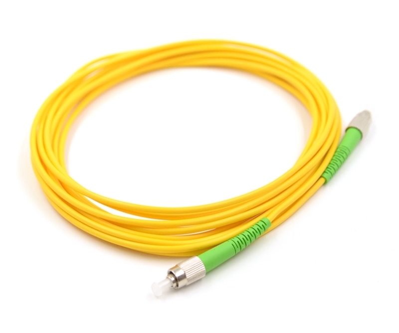 FC/APC to FC/APC Fiber Patch Cable Simplex Singlemode | Fibertronics, Inc.