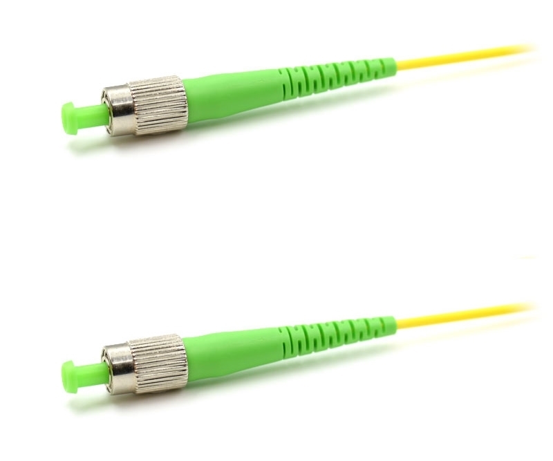 FC/APC to FC/APC Fiber Patch Cable Simplex Singlemode | Fibertronics, Inc.