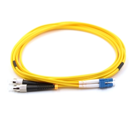 15m LC to FC Duplex Singlemode Fiber Optic Patch Cable