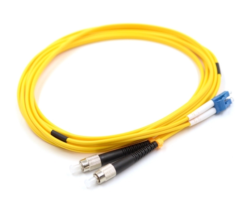 Lcupc To Fcupc Duplex Fiber Optic Patch Cable Singlemode 15 Meters Fibertronics Inc 5326