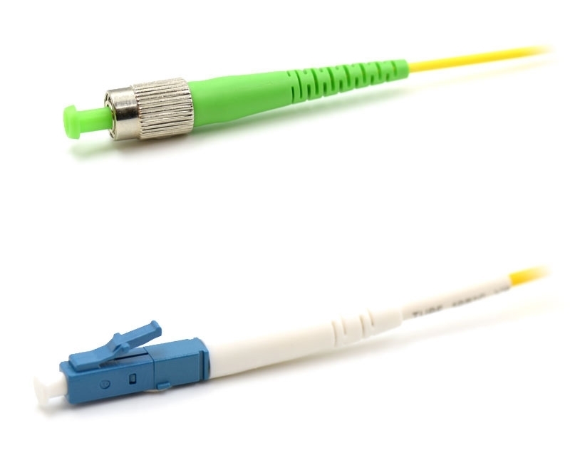 LC/UPC to FC/APC Fiber Optic Cable Simplex Singlemode | Fibertronics, Inc.