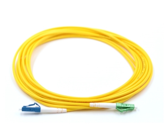 1m, LC to LC/APC, Simplex, Singlemode Fiber Optic Cable