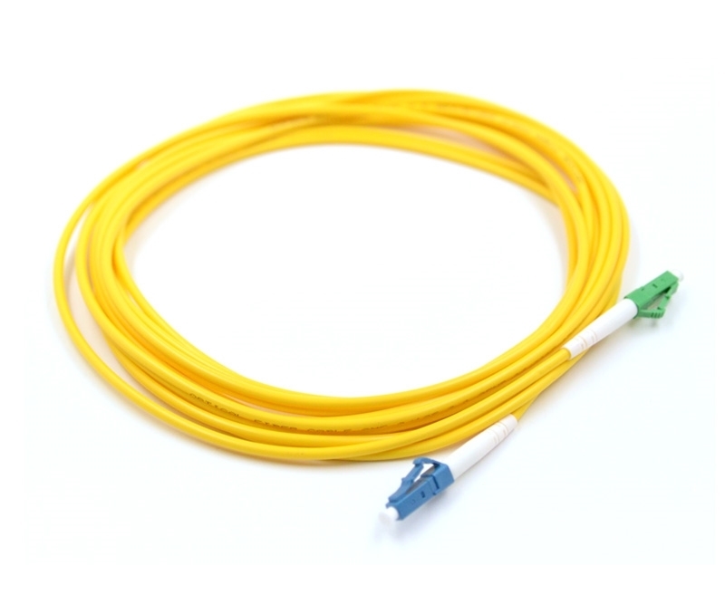 LC/UPC to LC/APC Fiber Optic Cable Simplex Singlemode | Fibertronics, Inc.