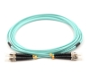 1m ST to ST Duplex OM3 Multimode Fiber Optic Patch Cable