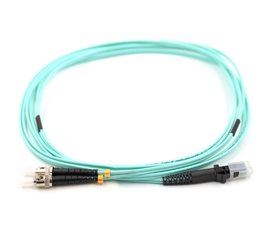 1m ST to MTRJ Duplex OM3 Multimode Fiber Optic Patch Cable