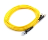 Picture of ST/UPC to MTRJ Duplex Fiber Optic Patch Cable - 9/125µm Singlemode OS2 - 2mm Yellow PVC Rated Jacket - 20 Meters in Total Length