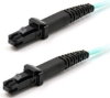 Aqua MTRJ to MTRJ Fiber Optic Patch Cable