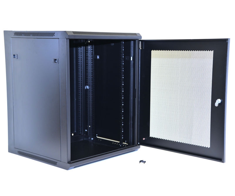 15U Wall Mount Equipment Mesh Door, Single Fibertronics, Inc.