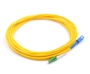 Picture of SC/UPC to LC/APC Simplex Fiber Optic Patch Cable - 9/125µm Singlemode OS2 - 3mm Yellow PVC Rated Jacket - 4 Meters in Total Length