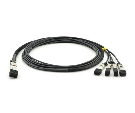 Picture of Juniper Networks QFX-QSFP-DACBO-5M Compatible 40G QSFP+ to SFP+ DAC Cable 