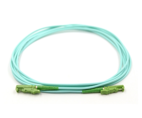 10m, E2000/APC to E2000/APC, Simplex, OM3, Fiber Optic Patch Cable