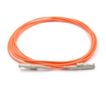 Show details for E2000/UPC to E2000/UPC Simplex Fiber Optic Patch Cable - 50/125µm Multimode OM2 - 3mm Orange PVC Rated Jacket E2000 to E2000, Simplex, OM2 Fiber Patch Cable