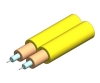 Yellow 2mm Duplex Single Mode OS2 Cable